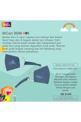 NIBRAS MASKER MCAN04B Kids