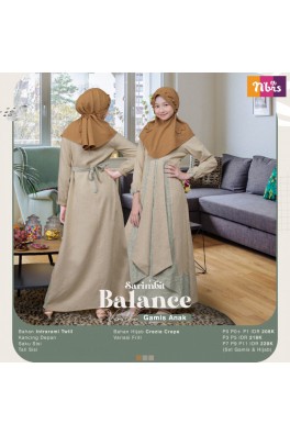 SARIMBIT GAMIS ANAK BALANCE VANILLA