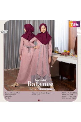 SARIMBIT GAMIS ANAK BALANCE DUSTY ROSE