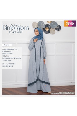 SARIMBIT GAMIS DEWASA DIMENSIONS