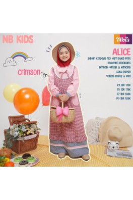 NIBRAS GAMIS ANAK NB KIDS ALICE